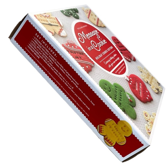 NEW Williams-Sonoma ~Message in a Cookie~ Holiday Cookie Cutters - Picture 6 of 7